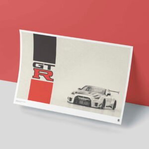 Nismo GTR Halftone Print