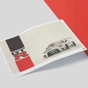 Nismo GTR Halftone Print